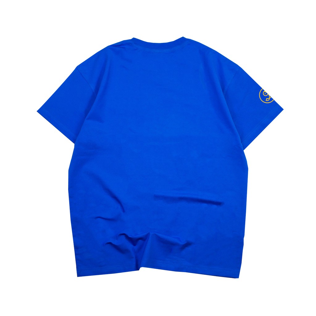 DKMV Áo thun unisex màu xanh đậm | DKMV Blue Logo Tee