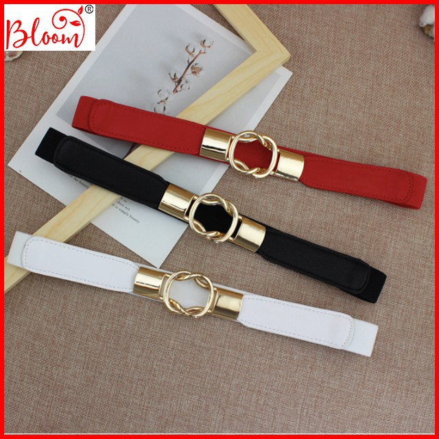 Thắt lưng nữ Round dây nịt nữ Yukibloom thiết kế trẻ trung thời trang sành điệu