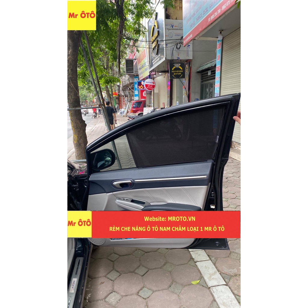 Rèm Che Nắng chống UV Xe Honda Civic 2006-2012  Hàng Loại 1 MR.ÔTÔ -Bảo Hành 2 Năm
