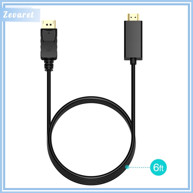 Dây Cáp Chuyển Đổi Từ Cổng DP Sang Cổng HDMI 1.8m Tiện Dụng