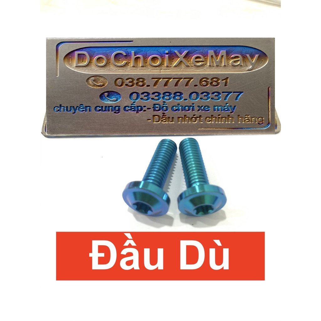 Ốc 8li20 8li25 8li30 8li35 8li40 8li50 8li60 Titan Gr5 , ốc titan 8li . DoChoiXeMay