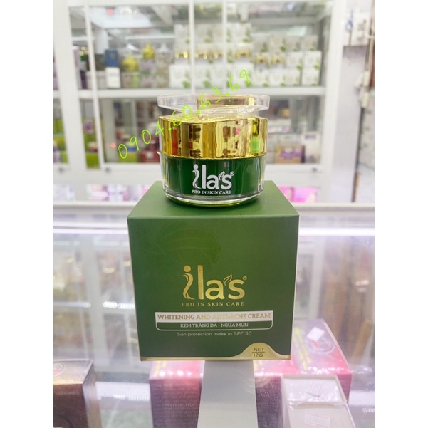 Kem ILAS PRO IN SKIN CARE 12G Trắng Da-Ngừa Mụn