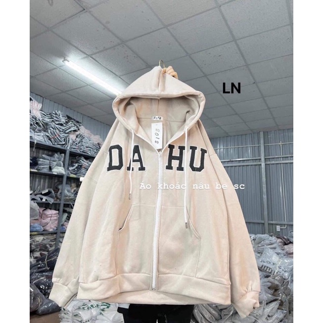 Áo khoác nỉ cotton DAHU LN12