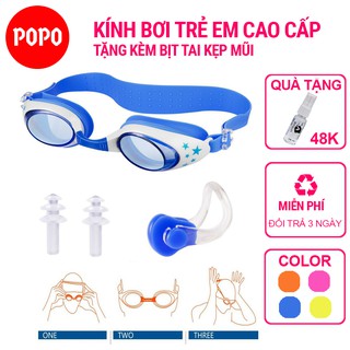 Kính bơi trẻ em thời trang STAR chống tia UV (cho bé 3-13 tuổi) POPO Collection