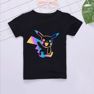 Áo Thun Trẻ Em Phản Quang  Pikachu