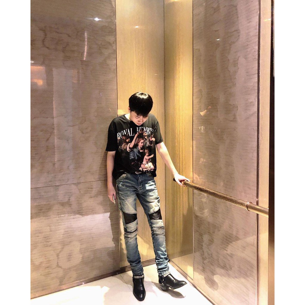 DKTg / Áo t-shirt unisex MIKENCO Royal Hearts Limited Edition !