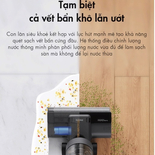 Máy Lau Sàn Hút Bụi Không Dây Cầm Tay Dreame H12 - Bản quốc tế - BH 18 tháng