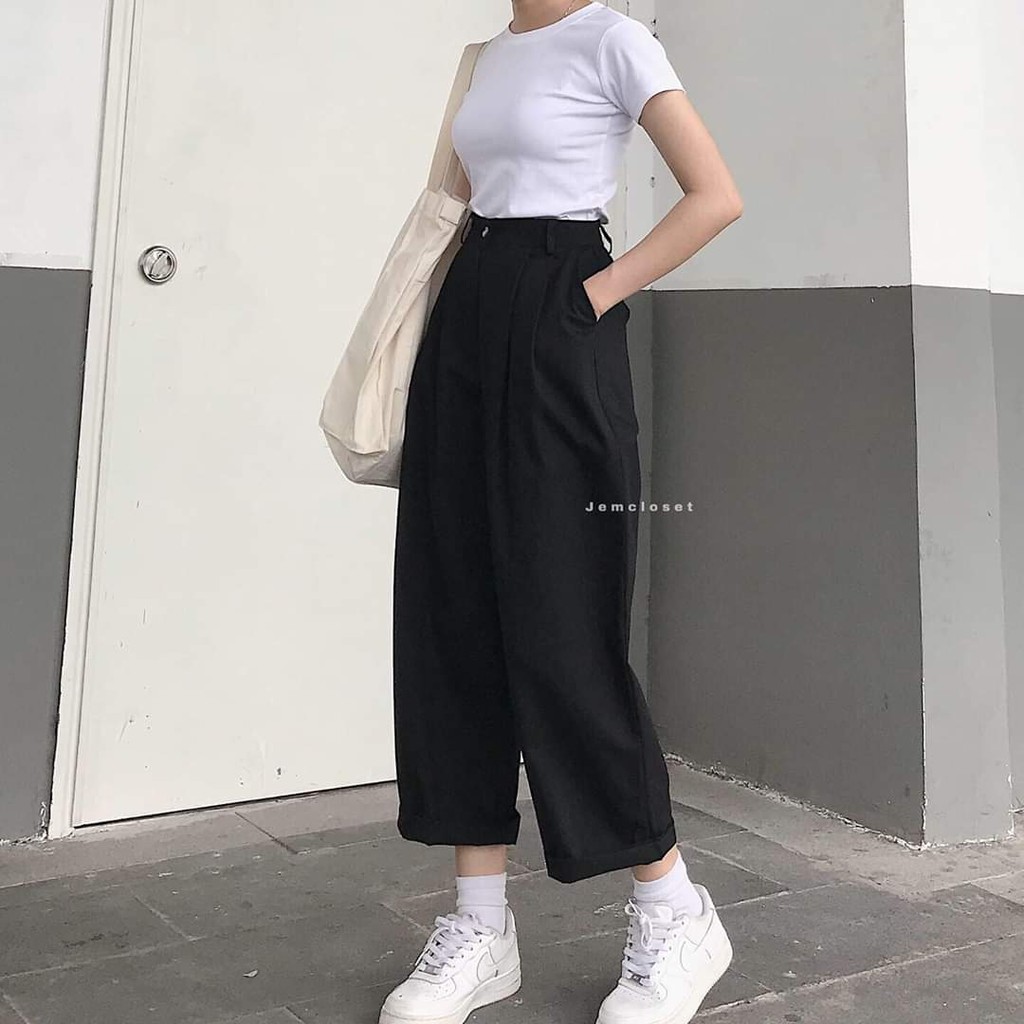 Quần nữ ống rộng jean mỏng baggy đẹp mới giá rẻ | BigBuy360 - bigbuy360.vn