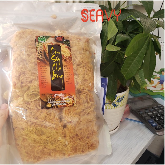 🍚 Seavy Cơm Cháy Chà Bông Hải Hà - Giòn Thơm, Béo Ngậy, Gói Tiết Kiệm 500g 🌾