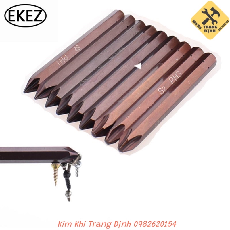 Mũi tô vít đóng PH3 đầu tù, ngắn dài - 1 chiếc