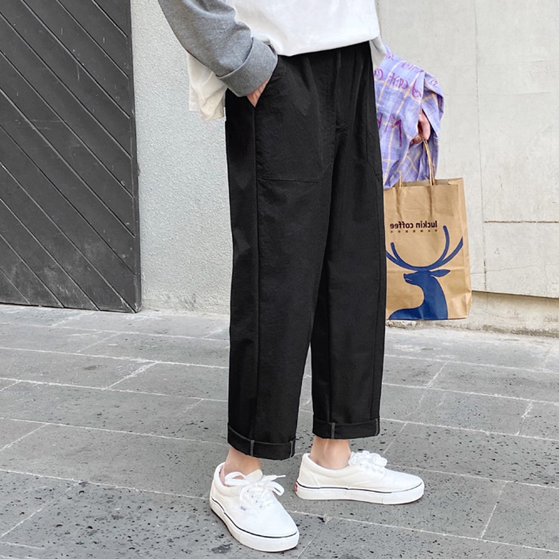 Quần Dài Nam Ống Rộng Thời Trang Phong Cách Hong Kong | BigBuy360 - bigbuy360.vn