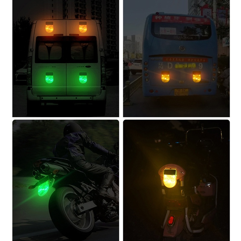 Đèn LED Laser Cảnh Báo An Toàn Không Dây Chống Nước Gắn Đuôi Xe Đạp