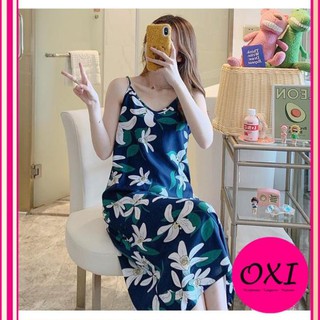 Váy 2 Dây mặc hè cực mát - Váy mặc nhà, váy ngủ dễ thương, phong cách tiểu thư B69