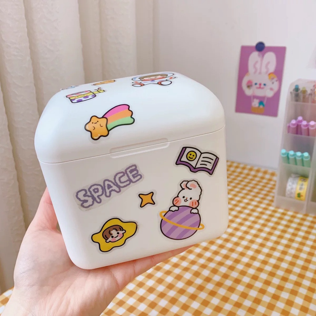 Hộp đựng son 20 ô có gương , hộp đựng mini Nago Store ( TẶNG KÈM STICKER )