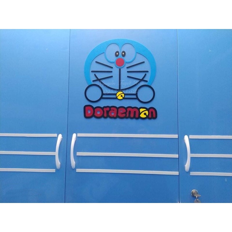 DECAL IN NỔI 3D DOREMON DORAEMON