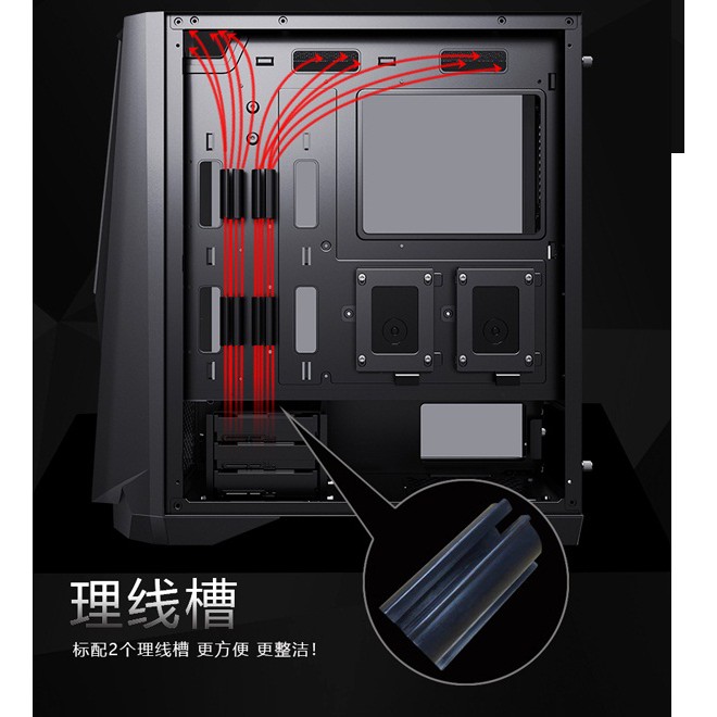 THÙNG MÁY CPU SAHARA 606 ( 2 FAN CASE 12')