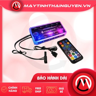Bộ điều khiển FAN LED RGB HUB + REMOTE Coolmoon YH chất lượng cao | Hỗ trợ 10 Fan RGB (Nháy theo nhịp nhạc)
