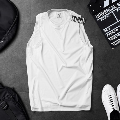 Áo Thun Nam, Áo Ba Lỗ Nam Tập GYM In Logo Chất Thun Cotton Thấm Hút Mồ Hôi Siêu Tốt