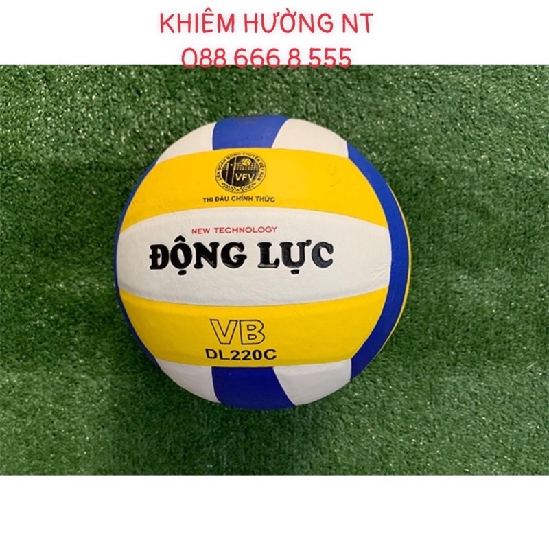 Bóng Chuyền Động Lực DL220C + tặng túi lưới và kim bơm