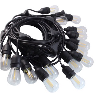 BỘ DÂY ĐUÔI ĐÈN E27 THẢ NGOÀI TRỜI 10M-20 ĐUÔI ( KO BAO GỒM BÓNG )
