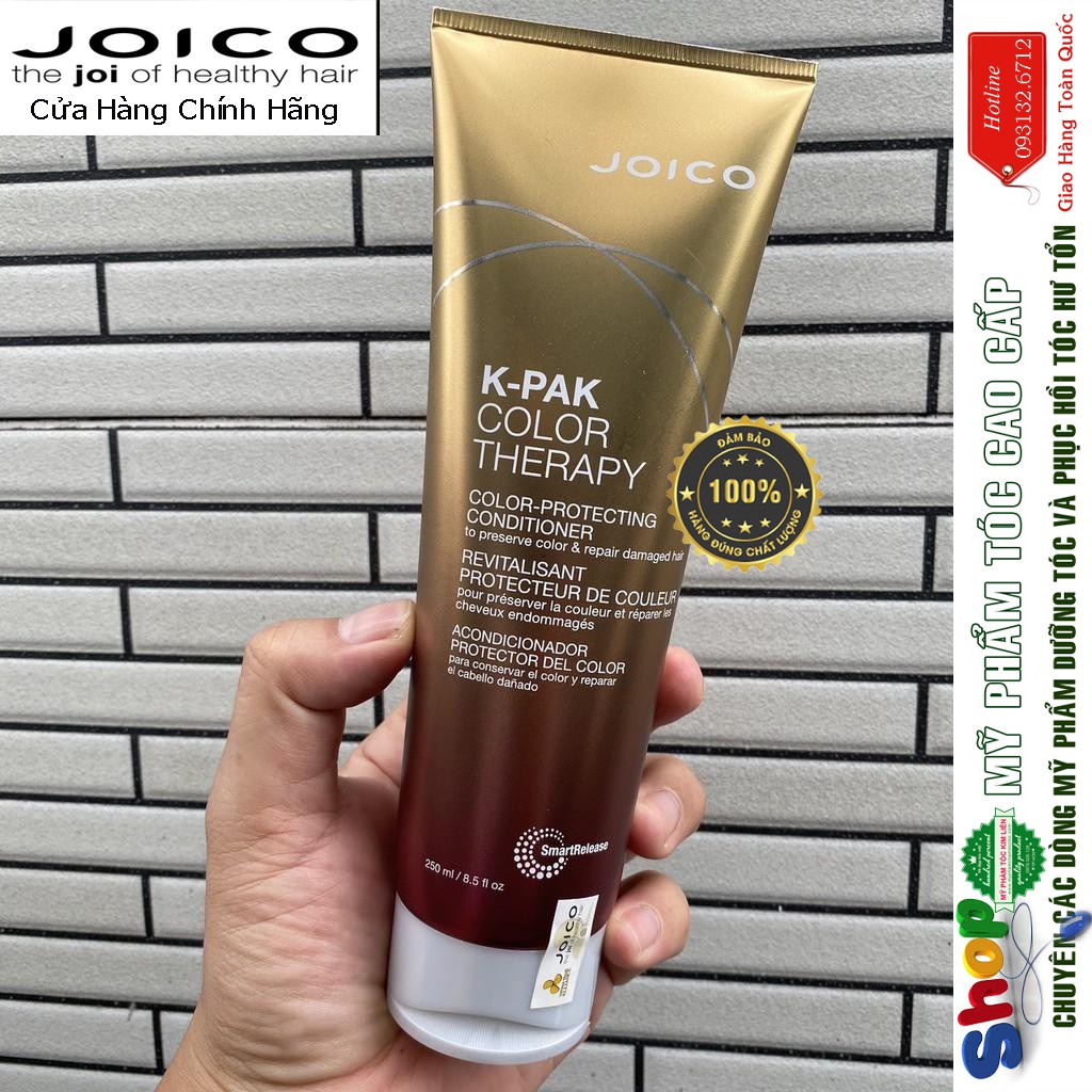 [Joico-USA] Dầu gội xả dưỡng màu tóc nhuộm JOICO K-PAK COLOR THERAPY   300ml x2 ( New 2020)