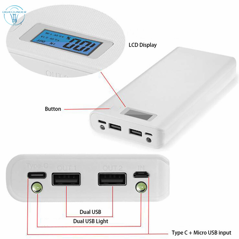 Sạc Dự Phòng Usb 8x18650