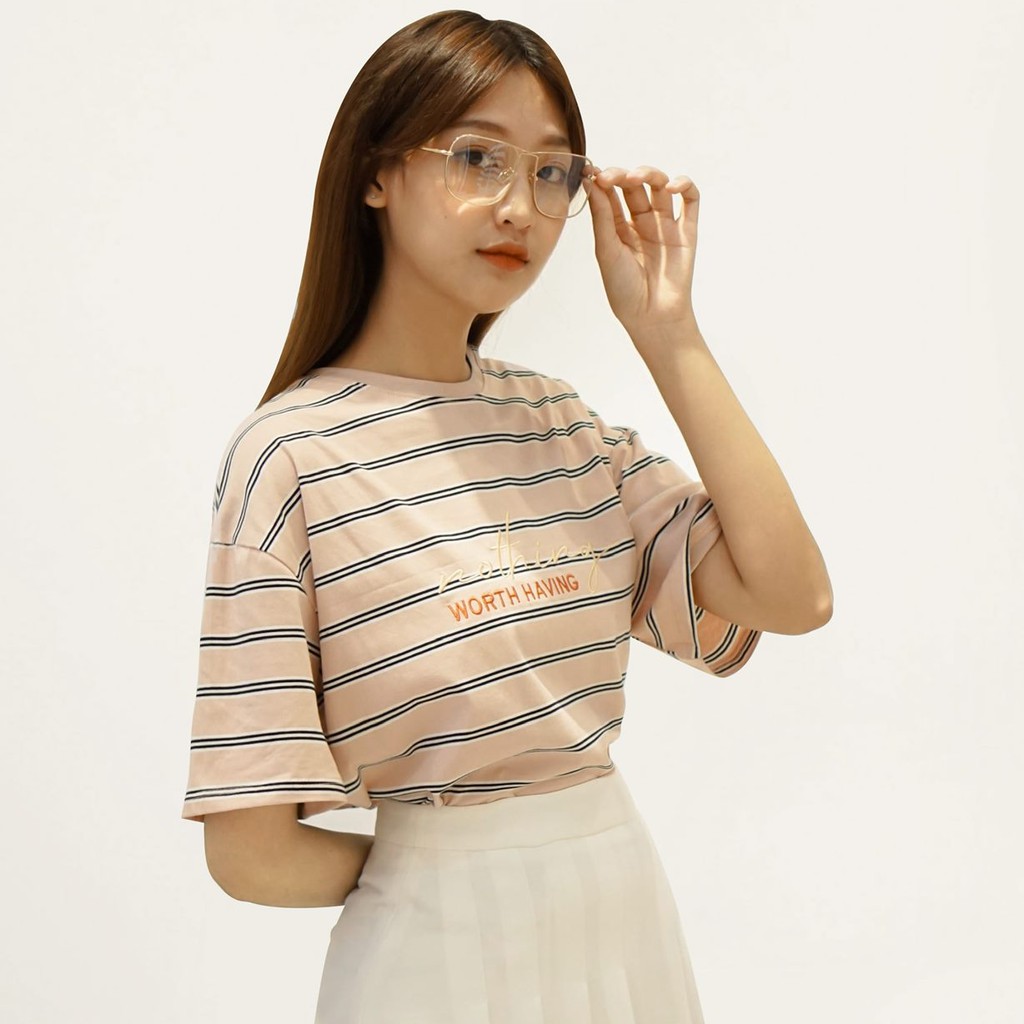 [MÉO SHOP] Áo thun BST Kẻ basic