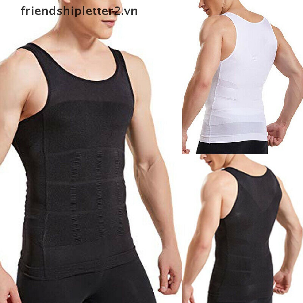 #Nóng Trong Kho# Áo Thun Ba Lỗ Định Hình Cơ Thể Thon Gọn Cho Nam