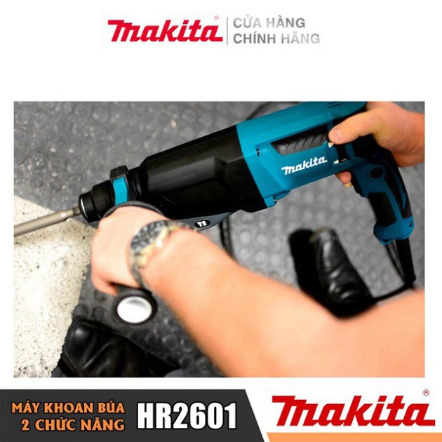 [Chính Hãng] Máy Khoan Búa Đa Năng Makita HR2601 (26MM-800W)