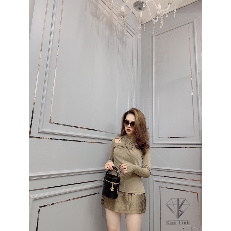 Áo thun xoắn ngực - Kim Linh Shop