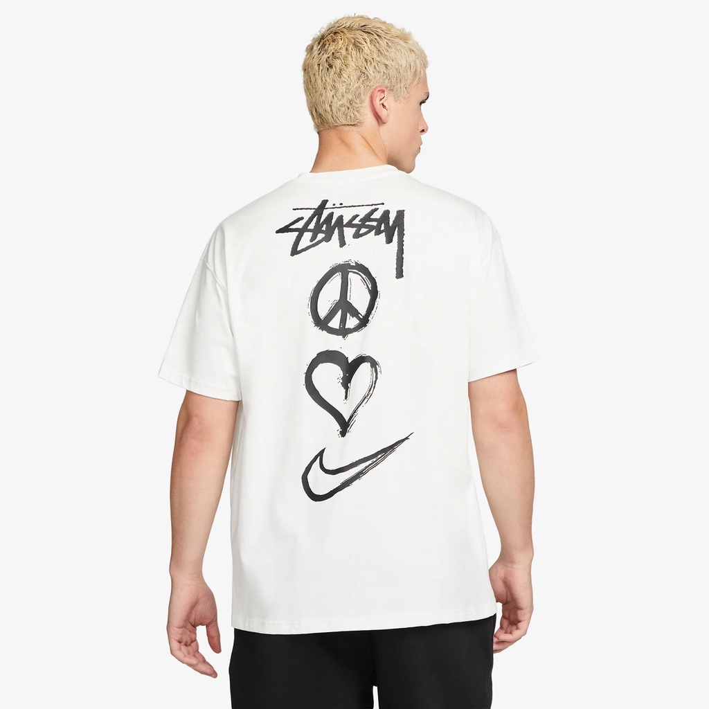 Áo Thun Nike x Stussy PEACE and LOVE++DM4943-121++Hàng Chính Hãng cho Nam