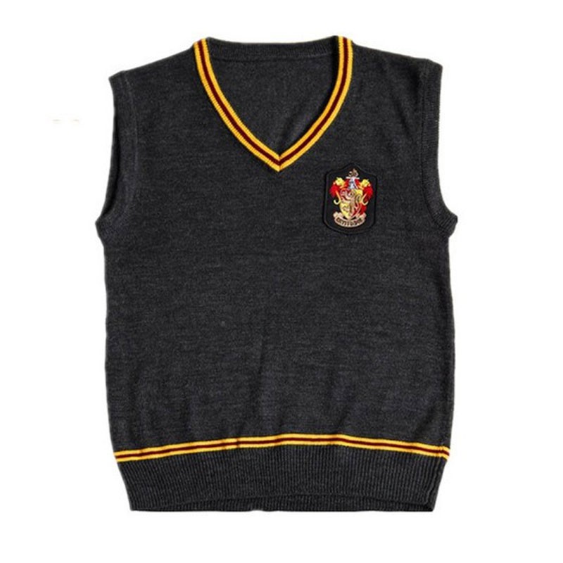 Áo Sweater Không Tay Cổ Chữ V Phong Cách Harry Potter