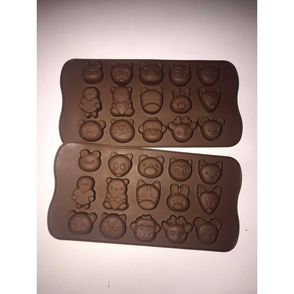 khuôn silicon hình các con thú
