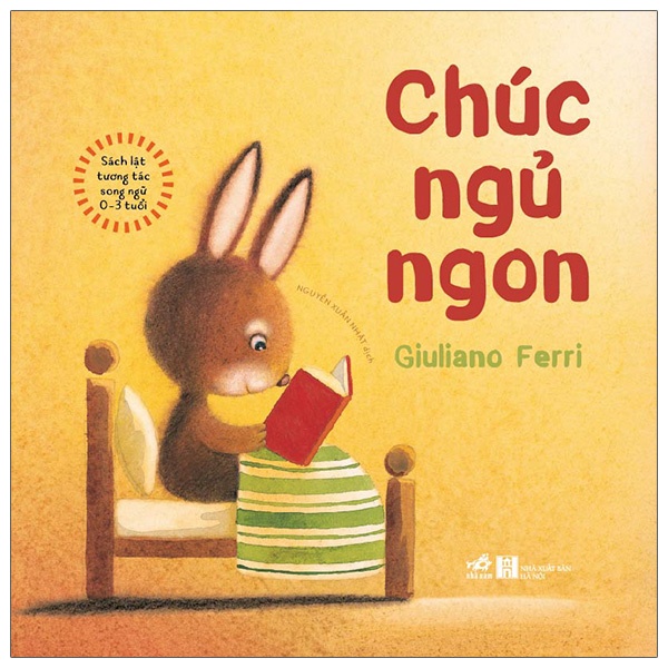 Sách Sách Lật Tương Tác Song Ngữ 0-3 Tuổi: Chúc Ngủ Ngon
