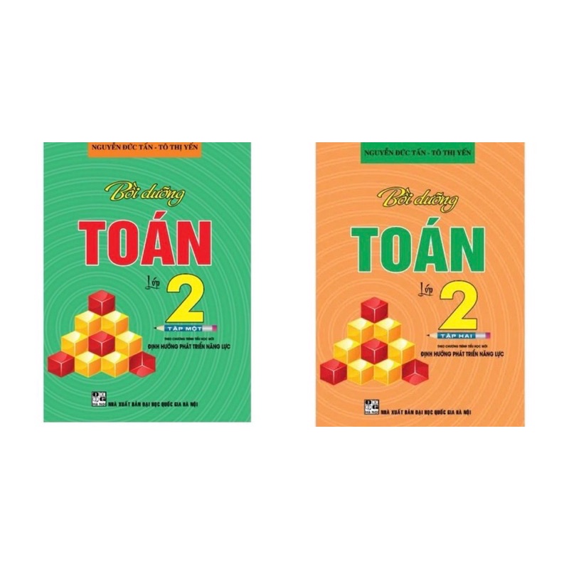 Sách - Combo Bồi Dưỡng Toán Lớp 2 Tập 1 - Tập 2