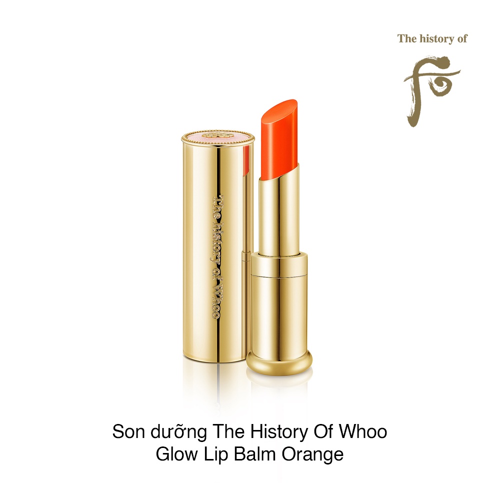 Date 2024 fullsize Son dưỡng Whoo có màu Gongjinhyang:Mi Glow Lip Blam màu Orange.