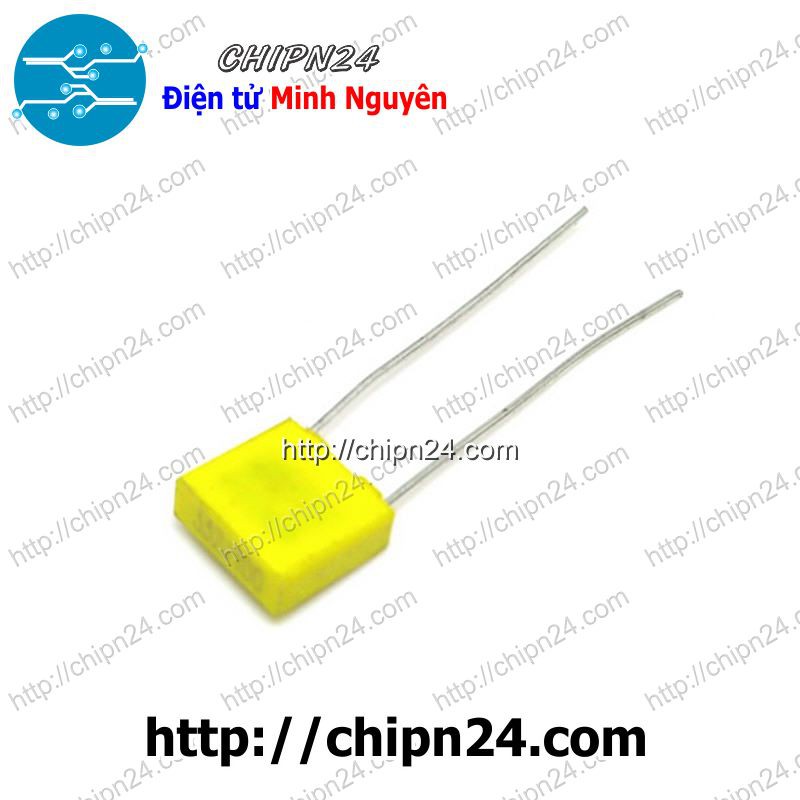 [10 CON] (KG2) Tụ kẹo vàng 332J 100V (5MM) (332 3.3nF)