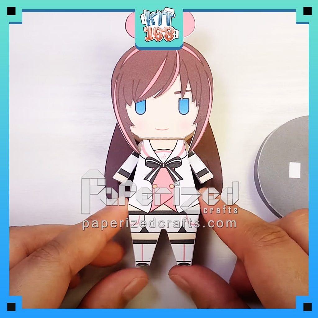 Mô hình giấy Anime Game Chibi Kizuna AI