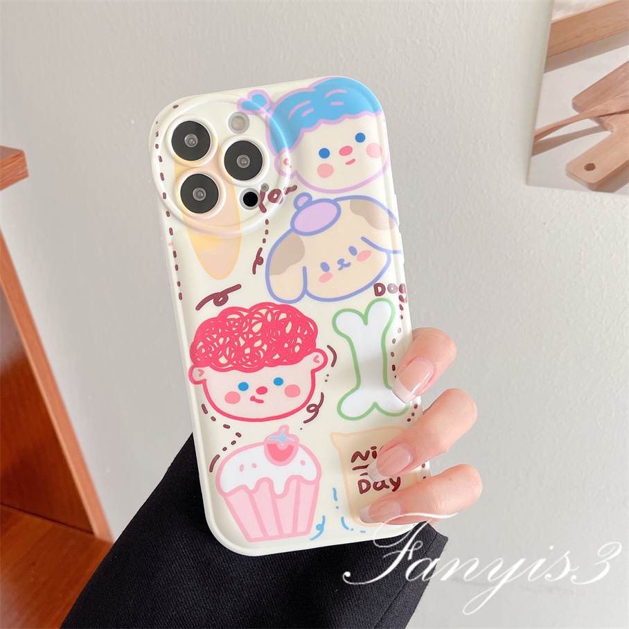 Ốp Điện Thoại Mềm Chống Rơi Họa Tiết Graffiti Cho iPhone 14 13 12 11 Pro Max X XR Xs Max 8 7 6 6s Plus SE 2020