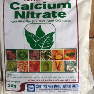 Canxi nitrate pha dinh dưỡng thuỷ canh 1kg