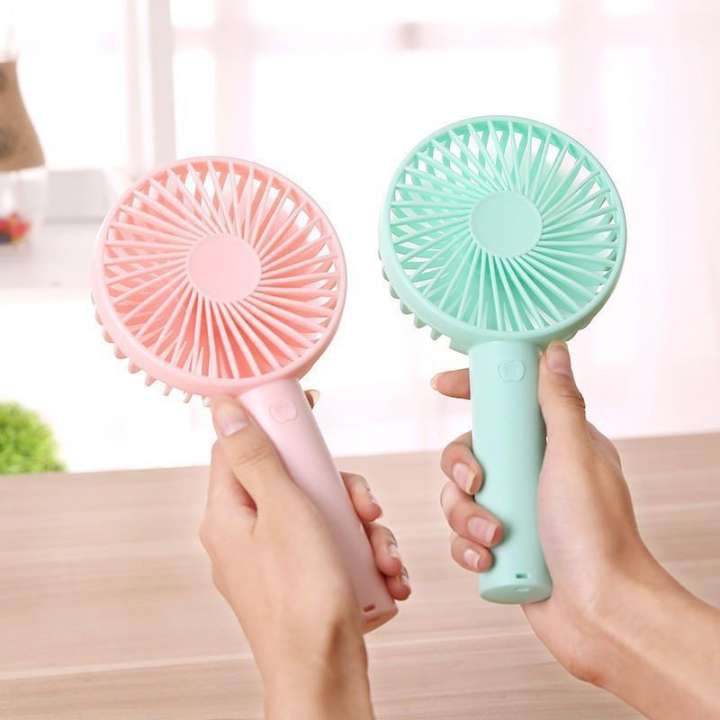 ✖☢Quạt Sạc Tích Điện USB mini Fan - Kèm Pin và Cáp Chân đế sạc, cầm tay