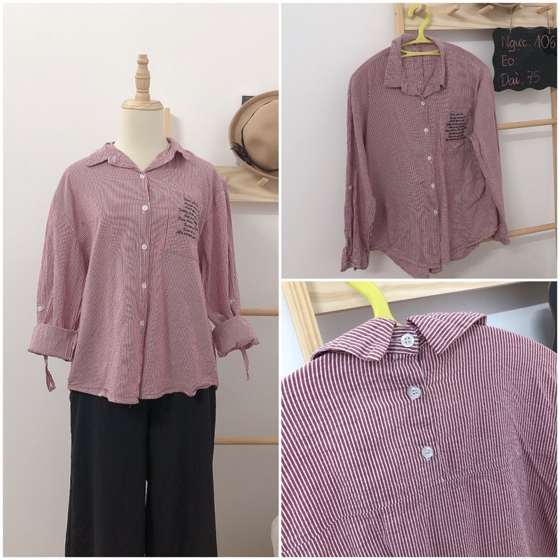 Áo sơ mi hiệu tay dài 2hand