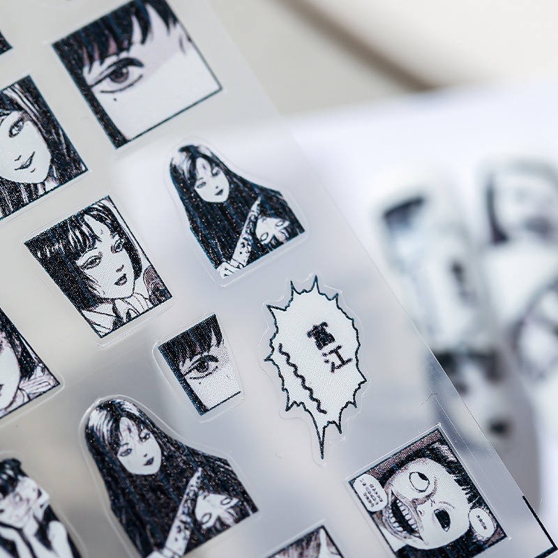 Miếng Dán Trang Trí Móng Tay Tự Dính Họa Tiết Xinh Xắn