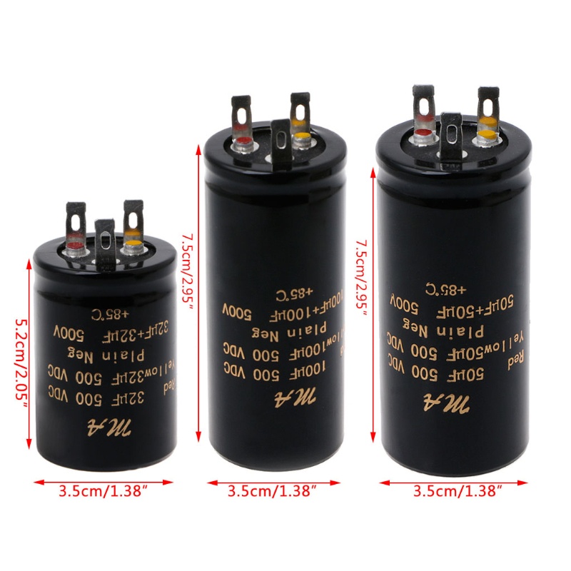 Tụ Điện Utake 100 + 100uf,50 + 50uf,32 + 32uf,500V Chất Lượng Cao