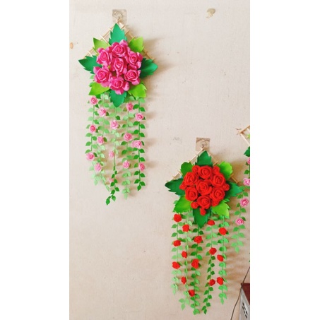 Giỏ hoa treo tường mầm non