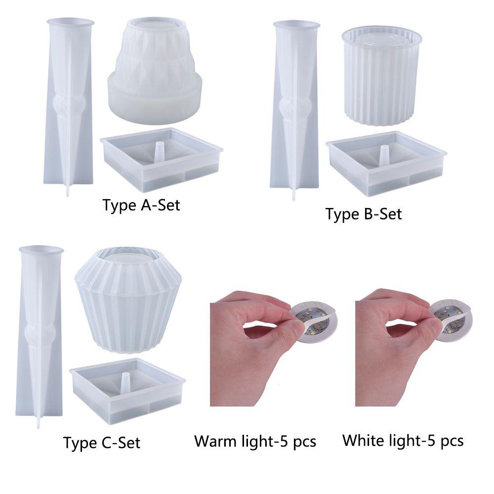 Khuôn Làm Đèn Để Bàn Họa Tiết Thời Trang|Khuôn Làm Epoxy Thiết Kế Độc Đáo Tiện Dụng