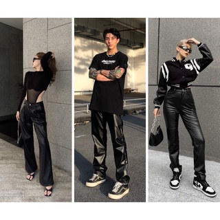 Quần Da Nam Nữ Unisex Nhiều Kiểu Gonzbrandvn Form Rộng Chất Da PU Cao Cấp Không Bong Chóc Baggy Da Pants Leather Gonz