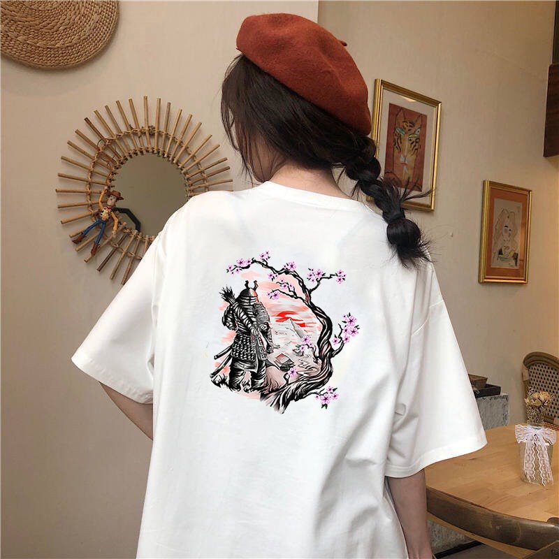 Áo thun tay lỡ nữ form rộng Samurai form rộng vải dày mịn 2020T1867