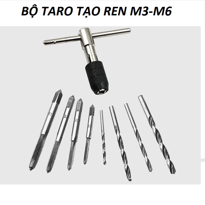 Bộ taro tạo ren 9 món cao cấp