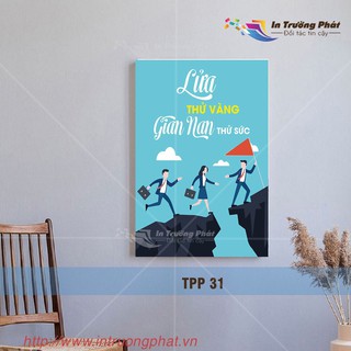 Tranh canvas treo tường tạo động lực, tranh canvas slogan hay , trang trí văn phòng